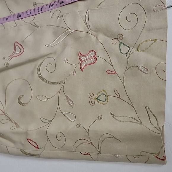 GRACE DANELEWIS EMBROIDERED SILK& LINEN BLAZER SKIRT SUIT SET/Size 6 - Picture 14 of 15